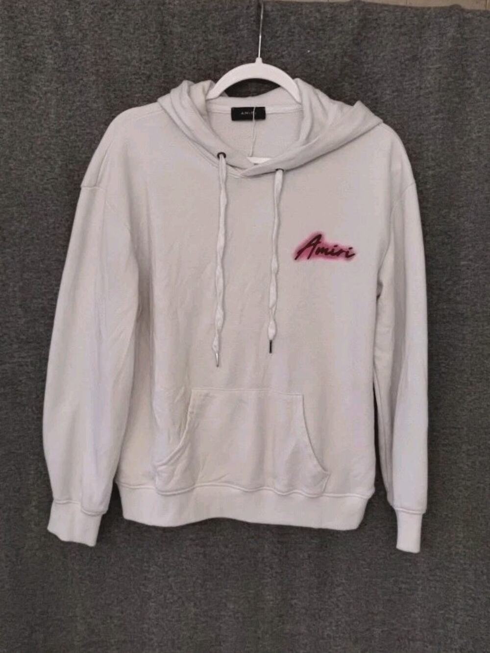 AMIRI Hardcore Hoodie Unisex - Size M - White And Pink